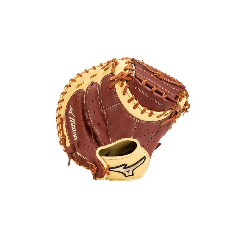 Catchers Mitt Mizuno Baseball Prime Elite 33.5" Donna - Marroni - 43561-TCNJ